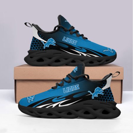 Detroit Lions NFL Max Soul Shoes Sneakers For Men And Women