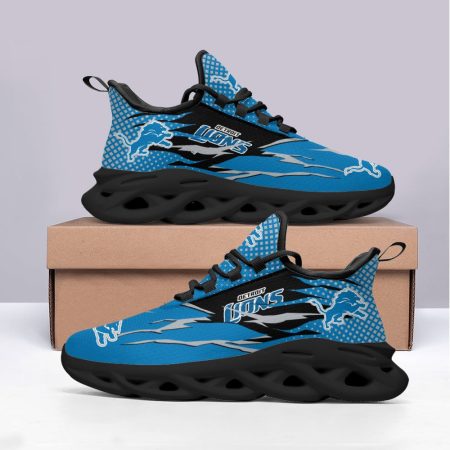 Detroit Lions NFL Max Soul Shoes Sneakers For Men And Women