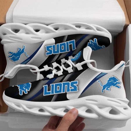 Detroit Lions NFL Max Soul Shoes Sneakers For Men And Women