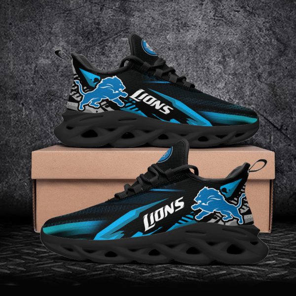 Detroit Lions NFL Max Soul Shoes Sneakers For Men And Women
