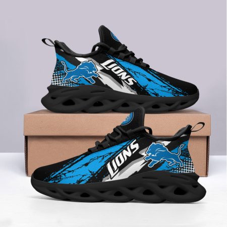 Detroit Lions NFL Max Soul Shoes Sneakers For Men And Women