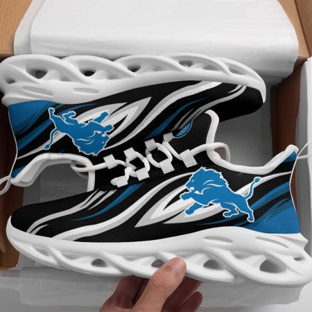Detroit Lions NFL Max Soul Shoes Sneakers For Men And Women