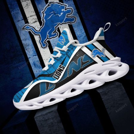 Detroit Lions NFL Max Soul Shoes Sneakers For Men And Women