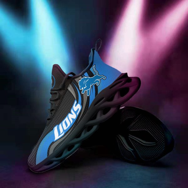 Detroit Lions NFL Max Soul Shoes Sneakers For Men And Women