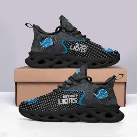 Detroit Lions NFL Max Soul Shoes Sneakers For Men And Women