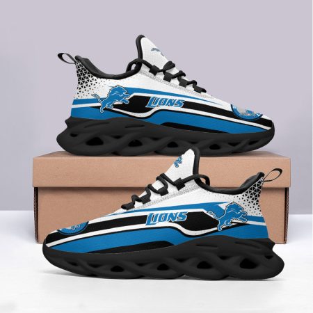 Detroit Lions NFL Max Soul Shoes Sneakers For Men And Women