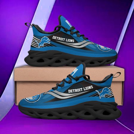 Detroit Lions NFL Max Soul Shoes Sneakers For Men And Women