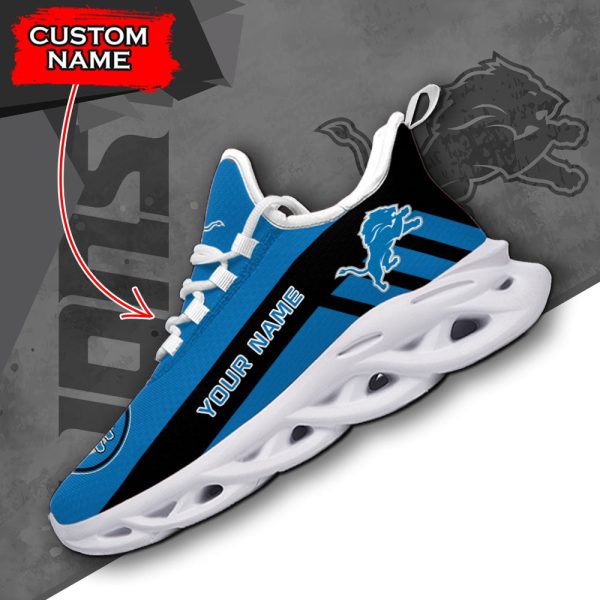 Detroit Lions NFL Max Soul Shoes Sneakers For Men And Women