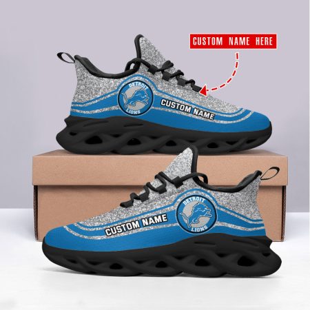 Detroit Lions NFL Max Soul Shoes Sneakers For Men And Women