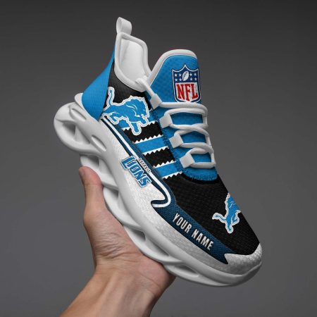 Detroit Lions NFL Max Soul Shoes Sneakers For Men And Women