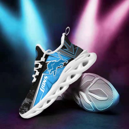 Detroit Lions NFL Max Soul Shoes Sneakers For Men And Women
