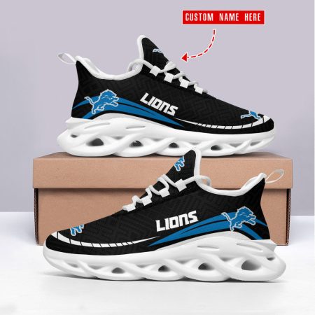 Detroit Lions NFL Max Soul Shoes Sneakers For Men And Women