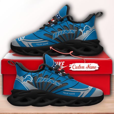 Detroit Lions NFL Max Soul Shoes Sneakers For Men And Women