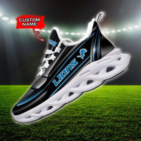 Detroit Lions NFL Max Soul Shoes Sneakers For Men And Women