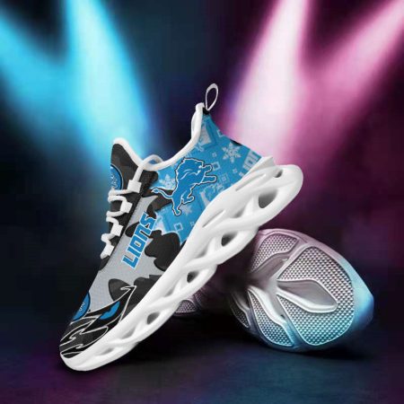 Detroit Lions NFL Max Soul Shoes Sneakers For Men And Women