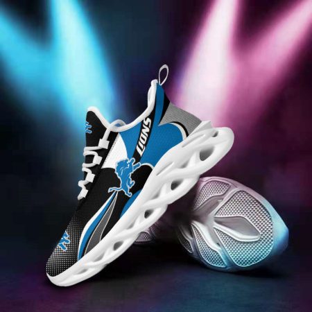 Detroit Lions NFL Max Soul Shoes Sneakers For Men And Women