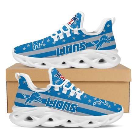 Detroit Lions NFL Max Soul Shoes Sneakers For Men And Women