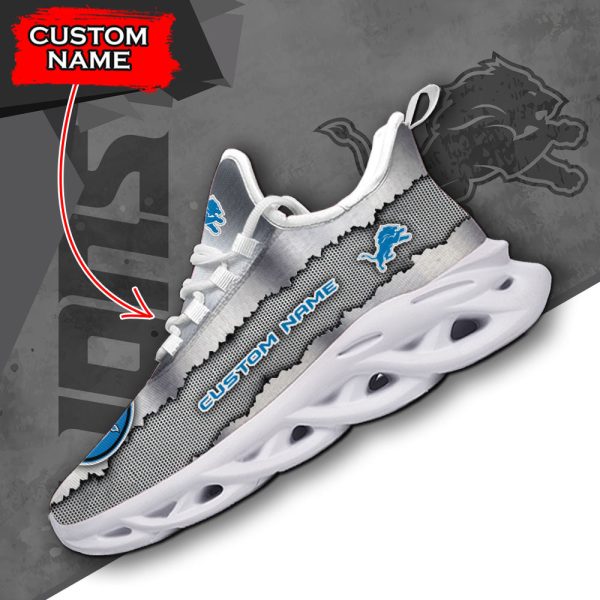 Detroit Lions NFL Max Soul Shoes Sneakers For Men And Women