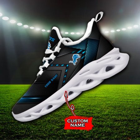 Detroit Lions NFL Max Soul Shoes Sneakers For Men And Women