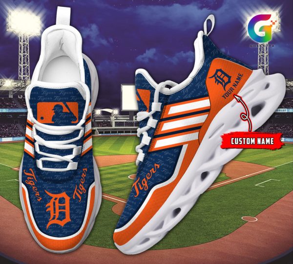 Detroit Tigers MLB Max Soul Shoes Sneakers For Men And Women