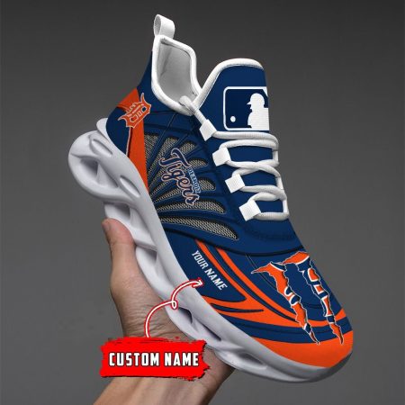 Detroit Tigers MLB Max Soul Shoes Sneakers For Men And Women