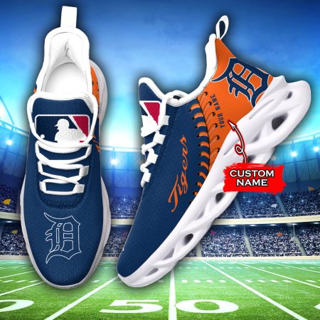 Detroit Tigers MLB Max Soul Shoes Sneakers For Men And Women