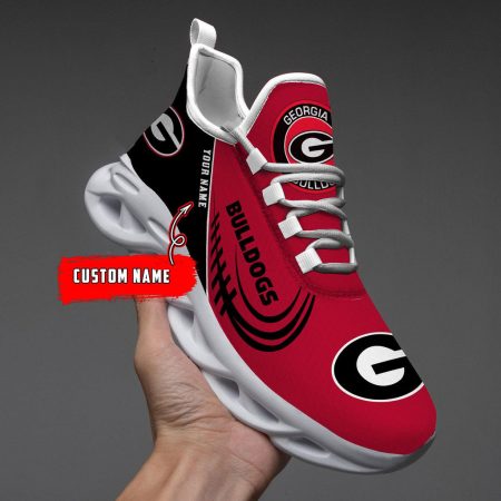 Georgia Bulldogs Max Soul Shoes Sneakers For Men And Women