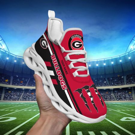 Georgia Bulldogs Max Soul Shoes Sneakers For Men And Women