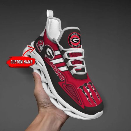 Georgia Bulldogs Max Soul Shoes Sneakers For Men And Women