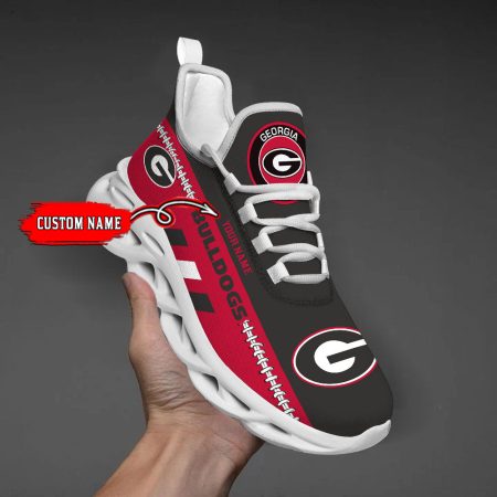 Georgia Bulldogs Max Soul Shoes Sneakers For Men And Women