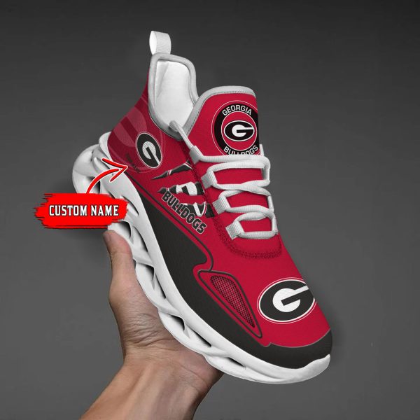 Georgia Bulldogs Max Soul Shoes Sneakers For Men And Women