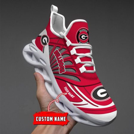 Georgia Bulldogs Max Soul Shoes Sneakers For Men And Women