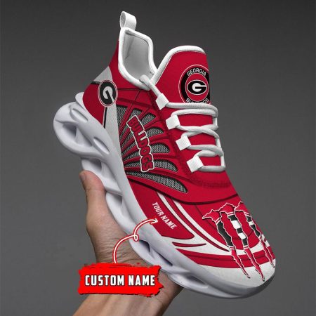 Georgia Bulldogs Max Soul Shoes Sneakers For Men And Women