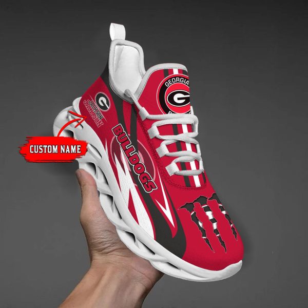 Georgia Bulldogs Max Soul Shoes Sneakers For Men And Women