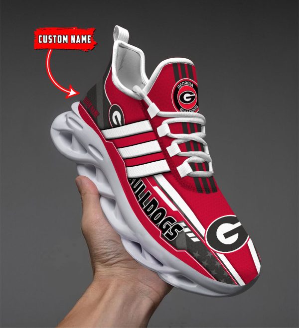 Georgia Bulldogs Max Soul Shoes Sneakers For Men And Women