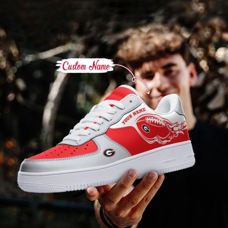 Georgia Bulldogs NCAA Air Low-Top Sneakers Shoes For Men And Women