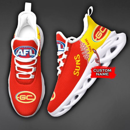 Gold Coast Suns AFL Max Soul Shoes Sneakers For Men And Women