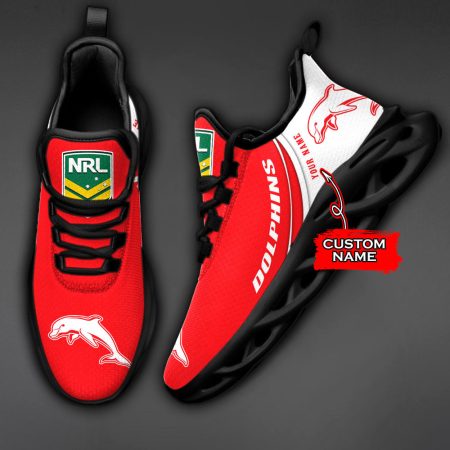 Gold Coast Titans NRL Max Soul Shoes Sneakers For Men And Women