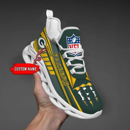 Green Bay Packers Max Soul Shoes Sneakers For Men And Women