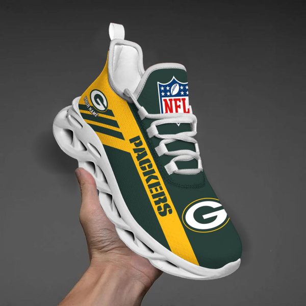 Green Bay Packers Max Soul Shoes Sneakers For Men And Women