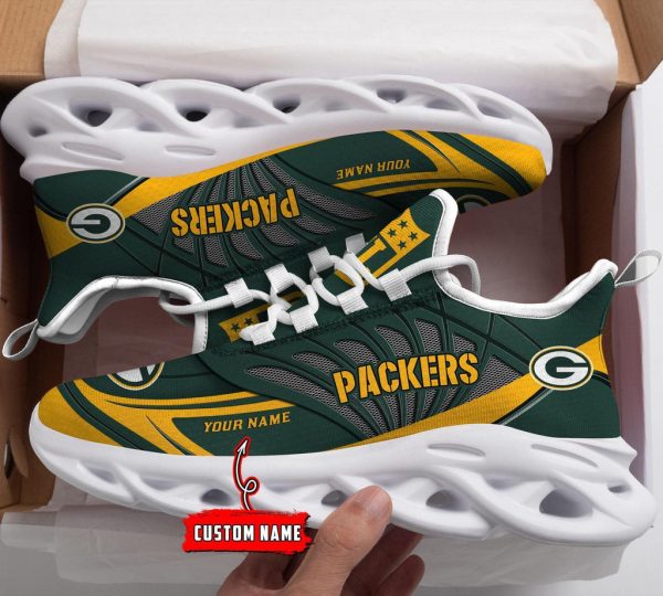 Green Bay Packers Max Soul Shoes Sneakers For Men And Women