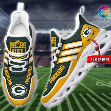 Green Bay Packers Max Soul Shoes Sneakers For Men And Women