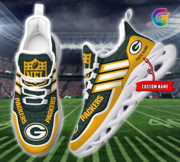 Green Bay Packers Max Soul Shoes Sneakers For Men And Women