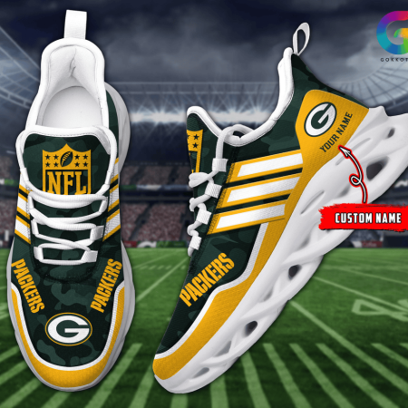 Green Bay Packers Max Soul Shoes Sneakers For Men And Women