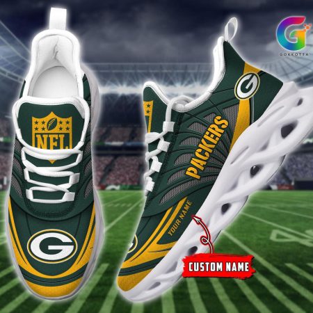 Green Bay Packers Max Soul Shoes Sneakers For Men And Women