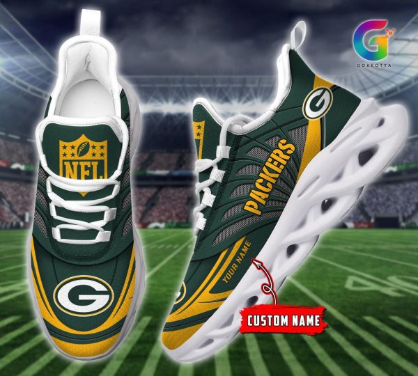 Green Bay Packers Max Soul Shoes Sneakers For Men And Women