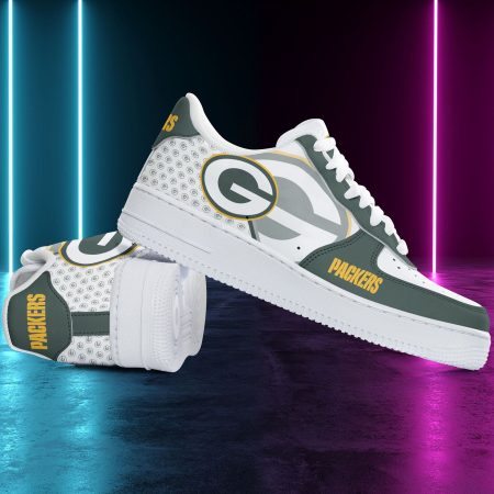 Green Bay Packers NFL Air Low-Top Sneakers Shoes For Men And Women
