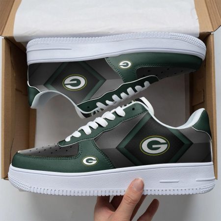Green Bay Packers NFL Air Low-Top Sneakers Shoes For Men And Women