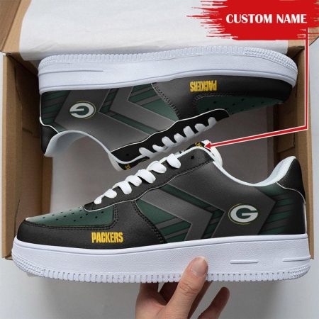 Green Bay Packers NFL Air Low-Top Sneakers Shoes For Men And Women
