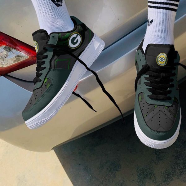 Green Bay Packers NFL Air Low-Top Sneakers Shoes For Men And Women